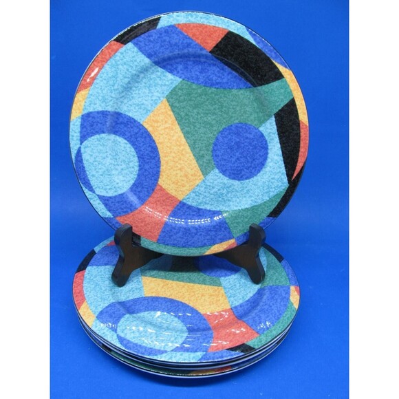 Victoria & Beale ACCENTS Set Of 4 Vintage 7 3/4" Salad Plates READ DESC - Picture 8 of 10